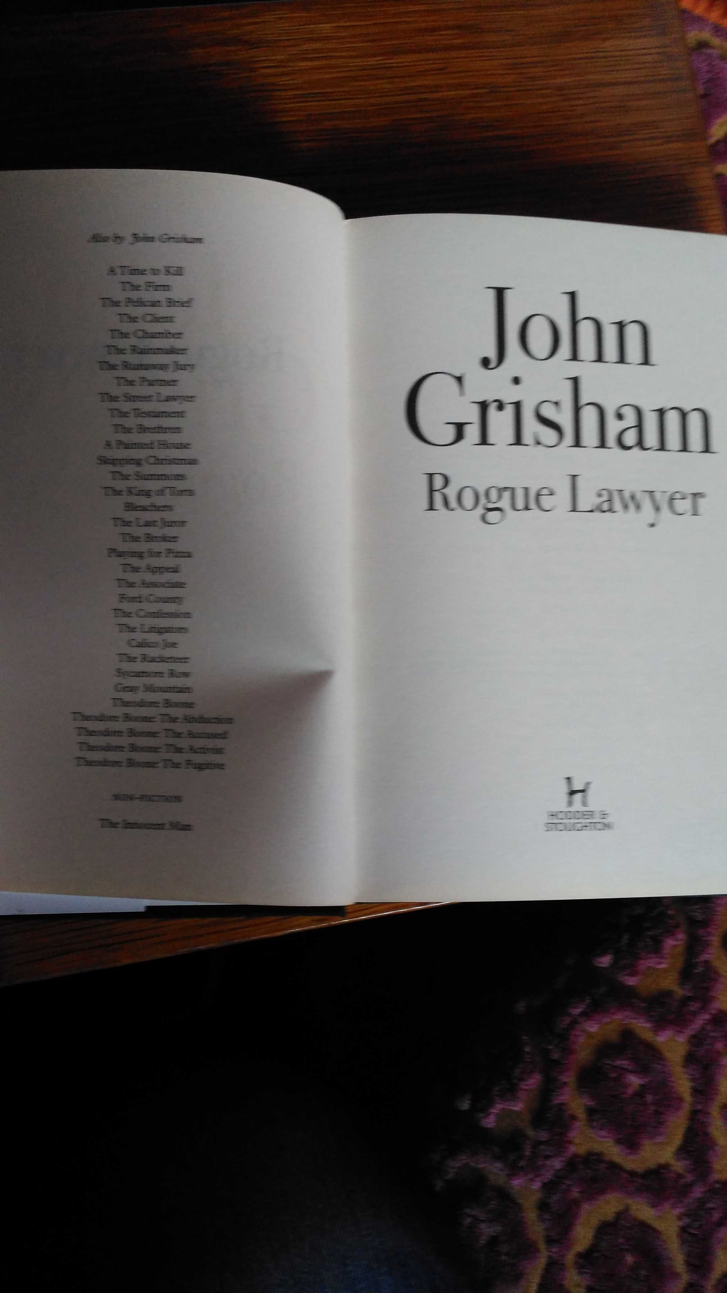 Roman in engleza: Rogue Lawyer (John Grisham)