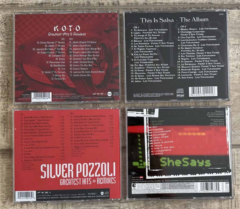 Cd-uri eurodance/italo-disco/pop