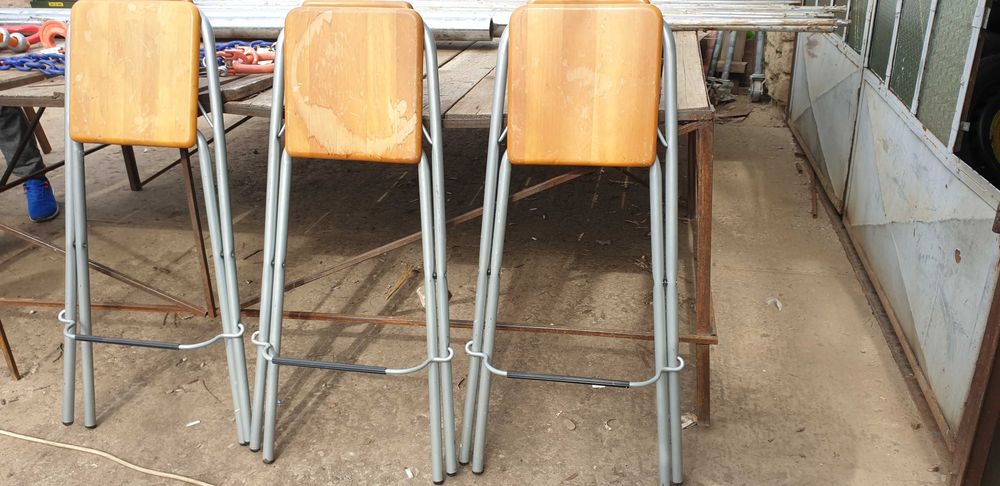 3xscaune pliabile bar bucatarie etc germania