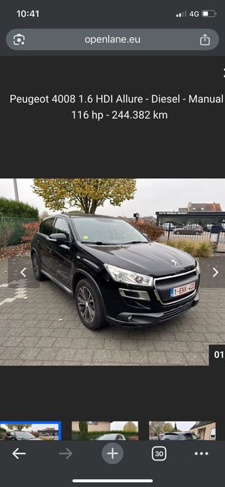 Peugeot 4008 Peugeot 4008 manual 1.6hdi,4x4,2012,km 260,000