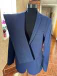 Costum Zara Albastru marimea 50 , purtat de 4 ori