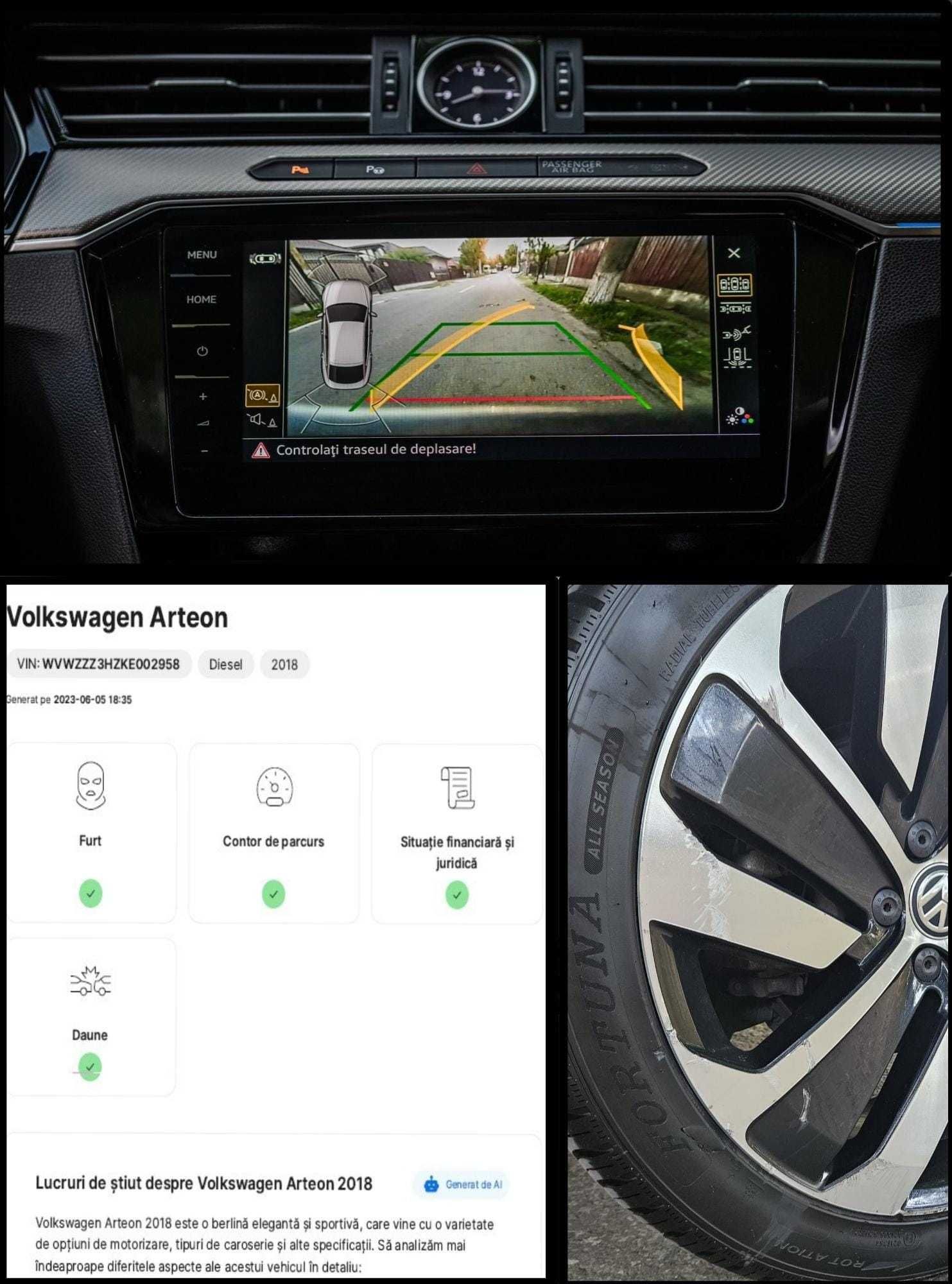 Volkswagen Arteon 2.0 / 2018.10 / R-line / Panoramic / Distronic / DLA