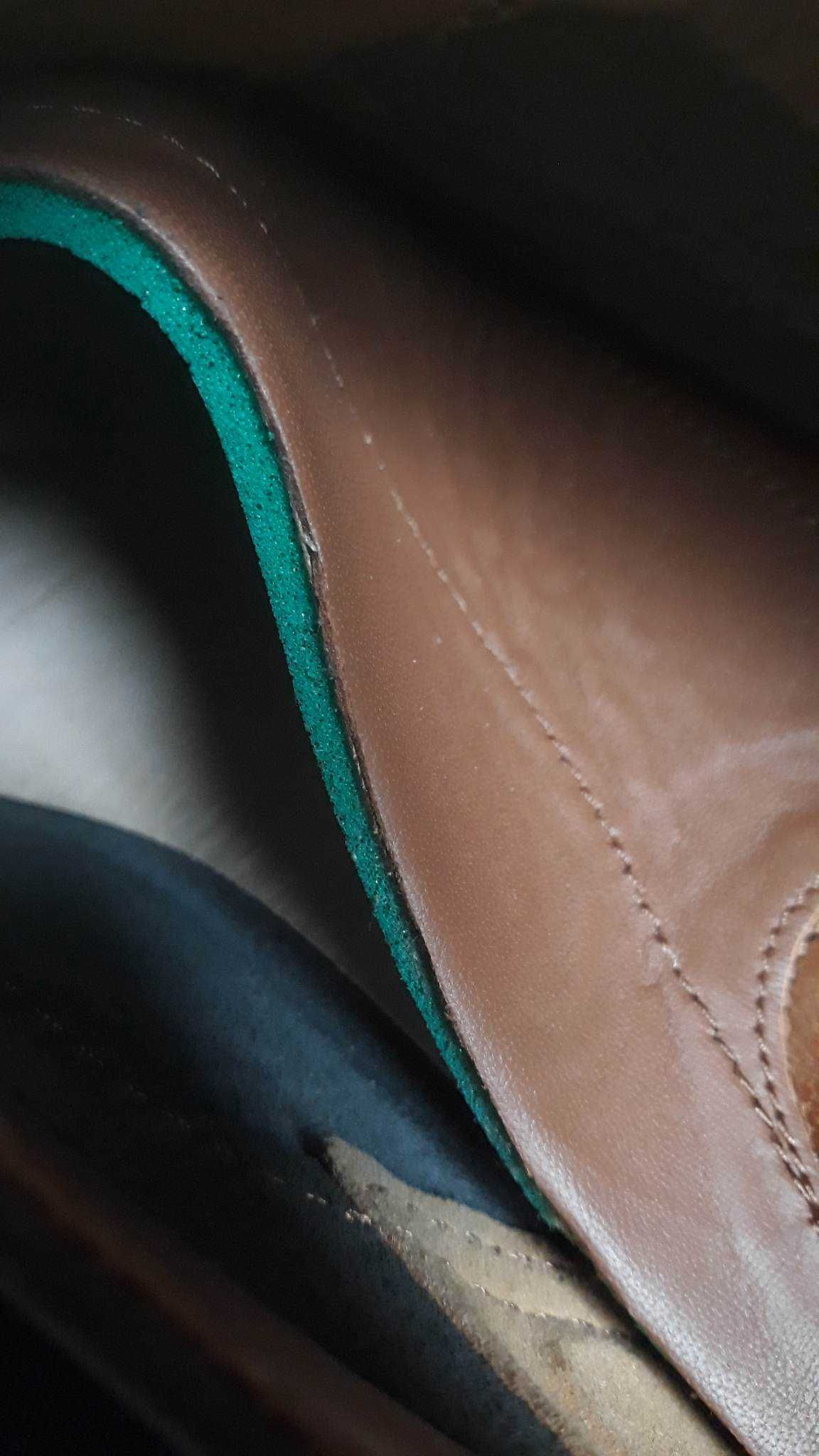 Мъжки официални/ежедневни кожени обувки Clarks - Franson Plain, №43