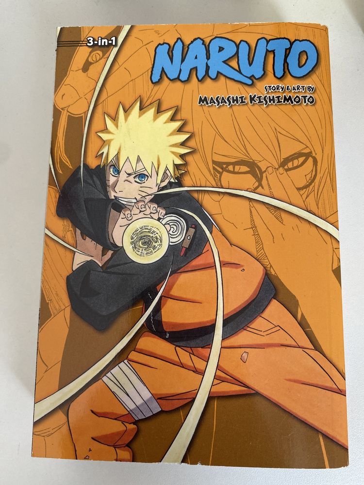 Vând manga Naruto 3 in 1
