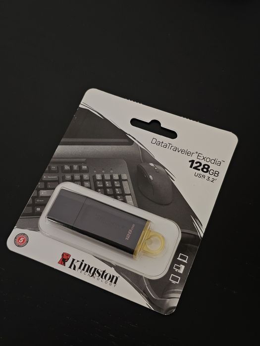 Stick memorie 128GB Kingston DataTraveler Exodia, USB 3.2, DTX/128GB