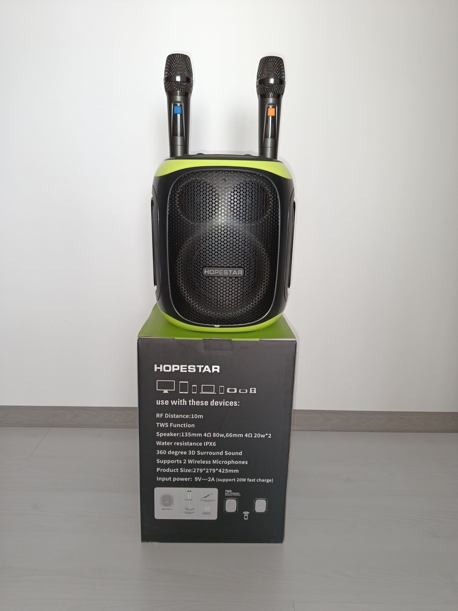 Vând boxa activa Hopestar Party 130 (120W)