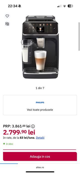 Expresor Philips 5500