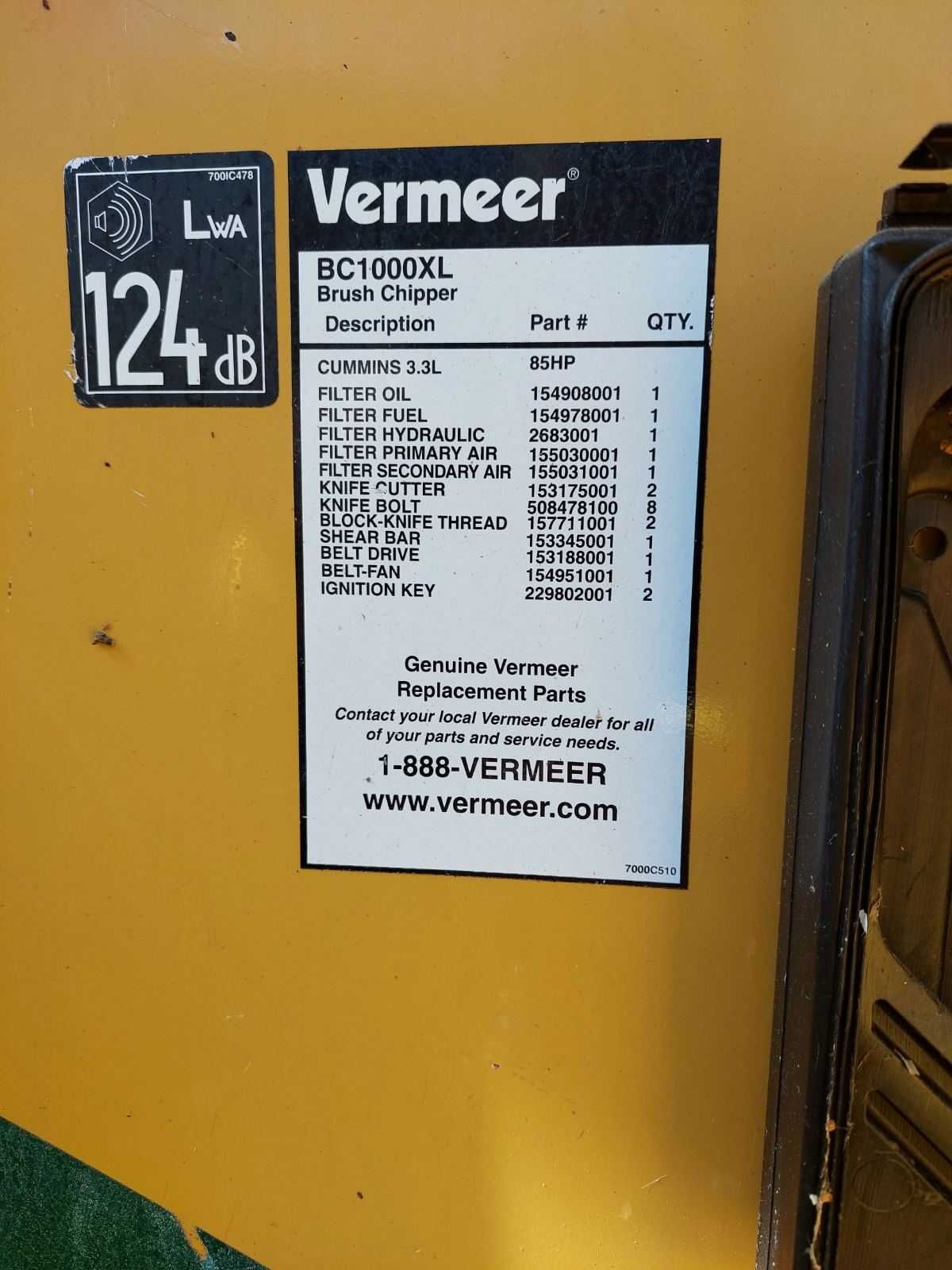 Мобилна Дробилка Vermeer bc1000