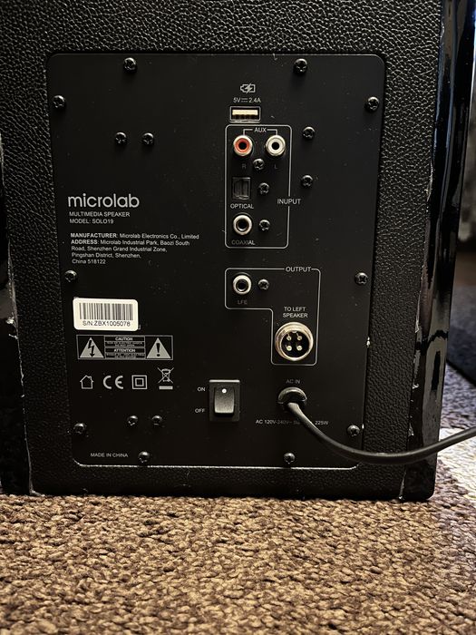 Microlab Solo 19 в идеальном состоянии