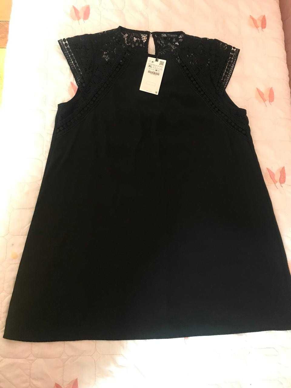 Продается новое платье черное нарядное бренд ZARA из Франции
