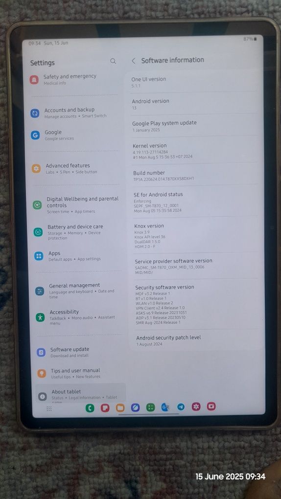Samsung tab s7 wifi