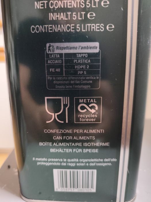 Ulei masline extra virgin, din uleinita Italia