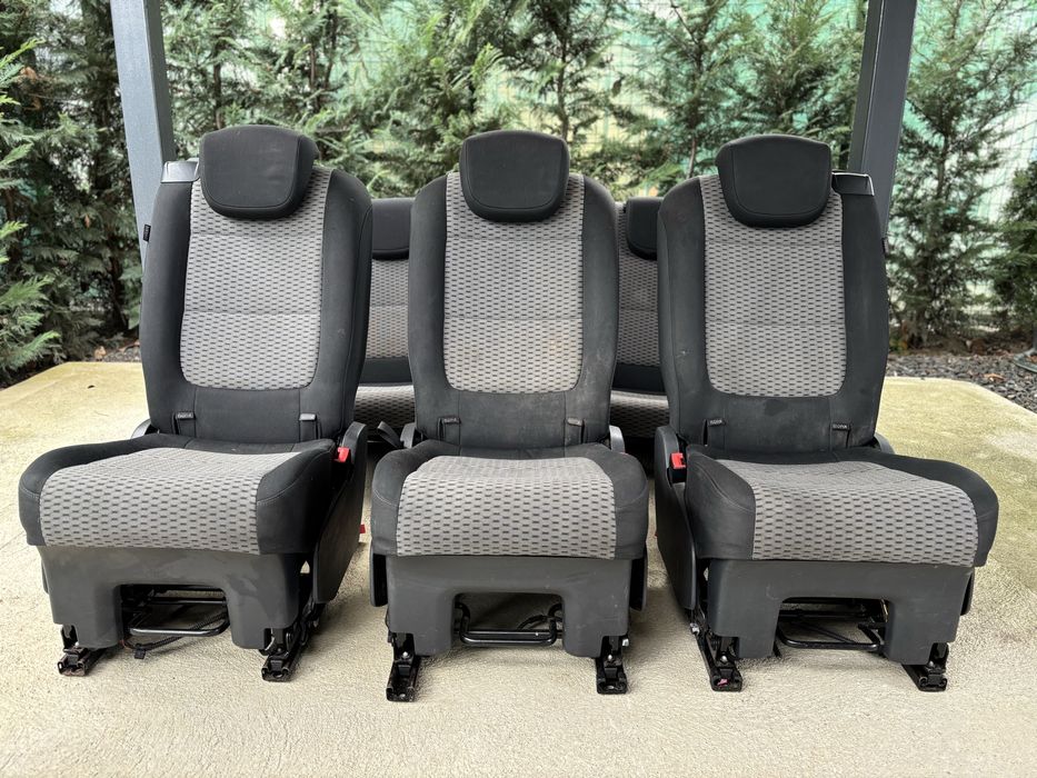 Interior vw Sharan 7N cu 7 locuri + ceturi locul 6\7