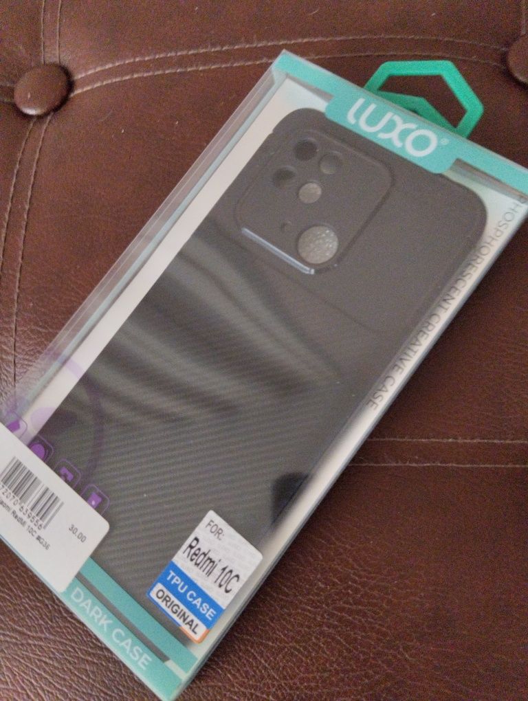 Case/ гръб за Xiaomi RedMi 10C / нов/ бизнес карбон