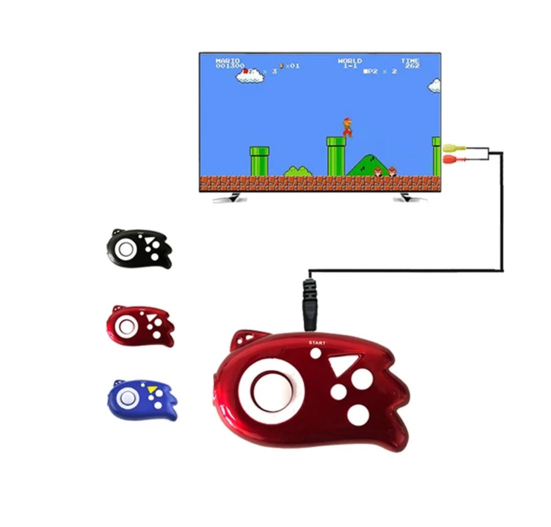 Mini consola cu 89 de jocuri clasice: Mario, Angry Birds, Tetris, etc.