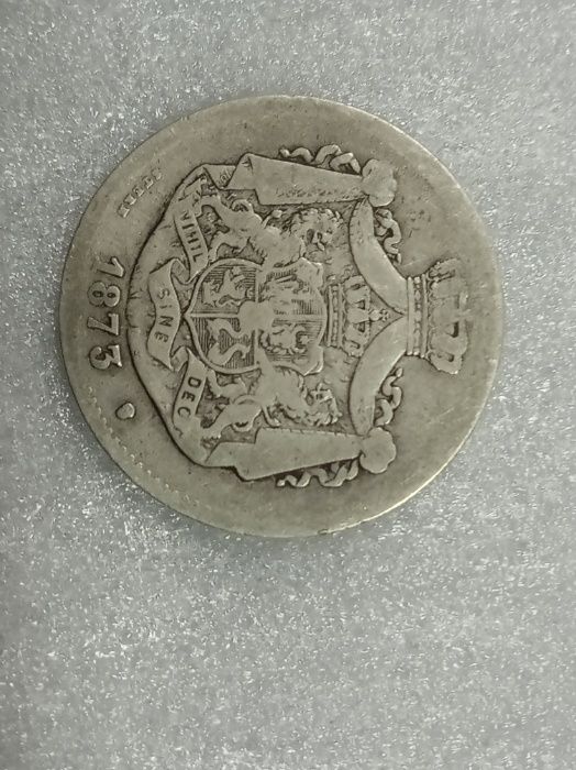 Moneda argint 1 Leu 1873