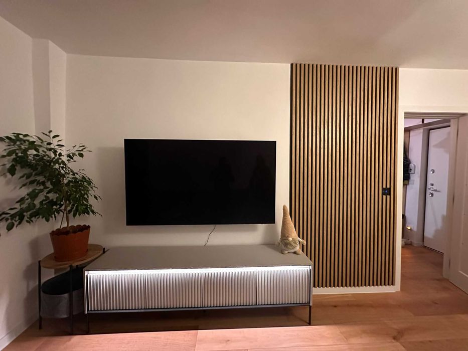 Riflaj MDF Premium - 9 lamele MDF pe panou 260x40