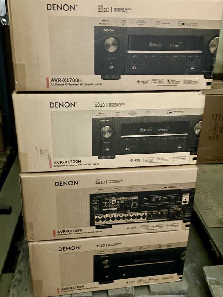 Нови - ликвидация склад! Ресийвъри Denon AVR-X1700H -%