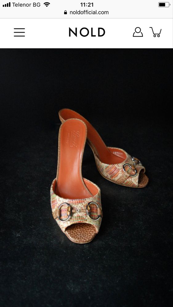 Сандали gucci 38,5