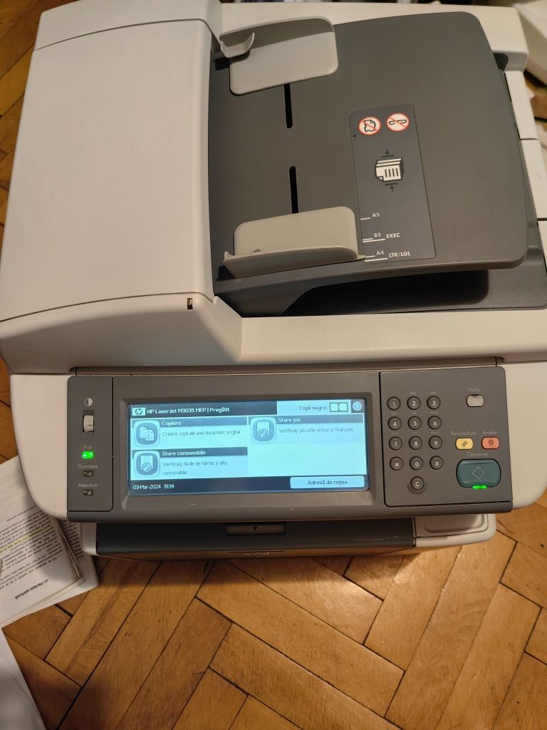 Multifunctional HP LaserJet M3035 meniu limba romana