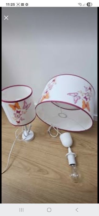 Vând candelabru si veioza fetițe