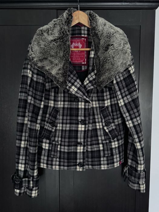 Jacheta lana si vascoza, marime L, marca EDC