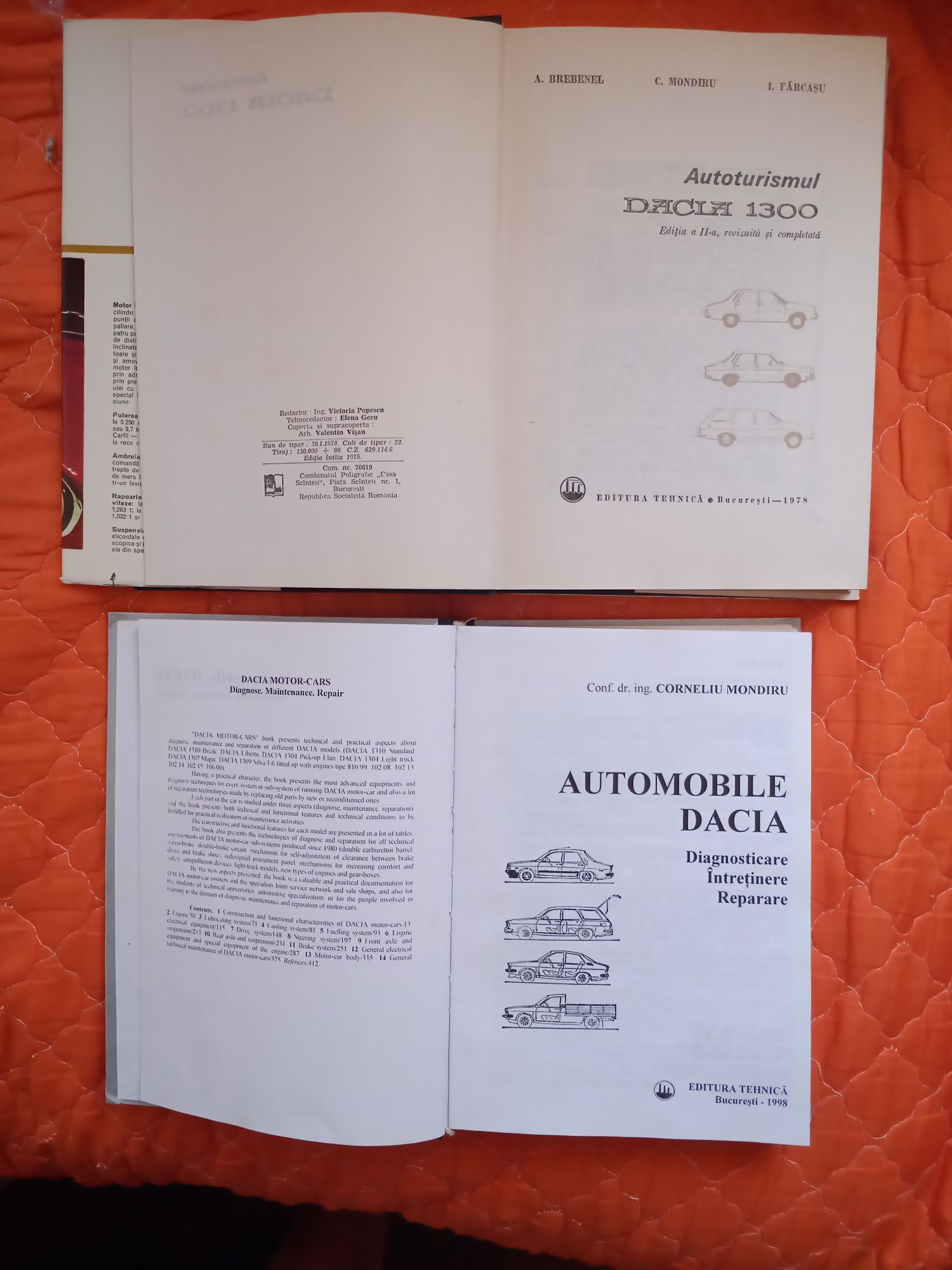 Manual depanare Dacia 1300, Automobile Dacia,  ARO 10