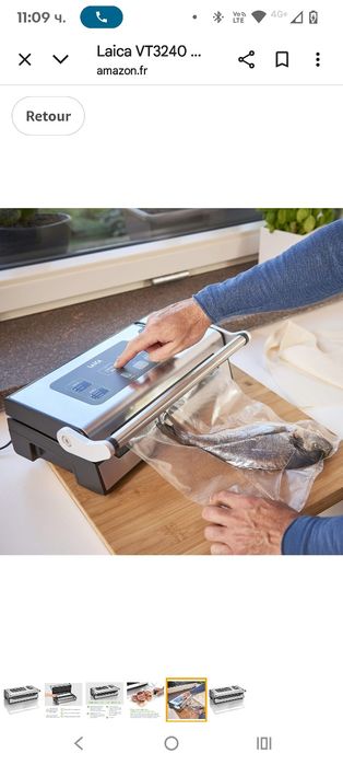 Комплект за вакуумно запечатване Laica VT3240 XPro Maxi, състоящ се от