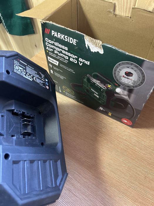 Акумулаторен компресор parkside