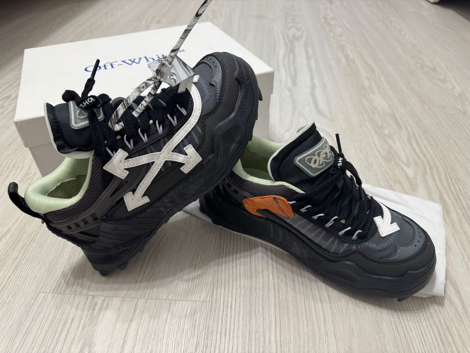 Adidasi OFF WHITE, Odsy 1000 SNEAKERS Premium din Piele Full Box Black