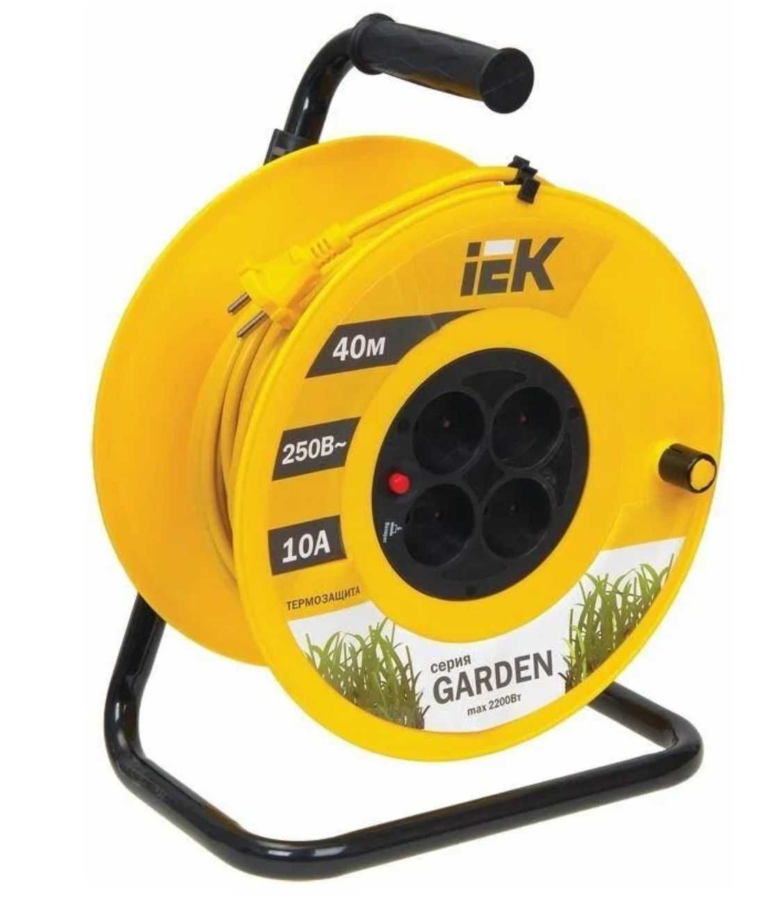 Катушка УК40 4 места 2Р/40м 2х1.0 мм Garden