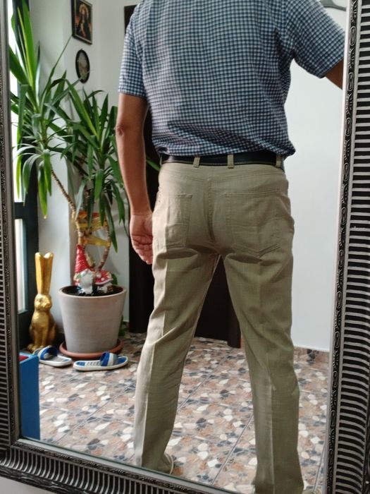 Pantaloni barbati marca C&A din in masura XL stare perfecta
