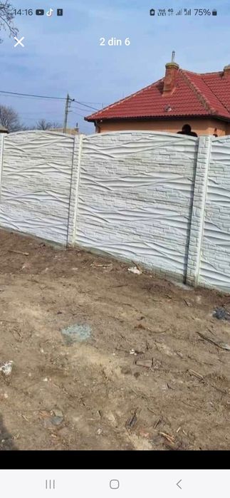 Garduri din beton Prefab