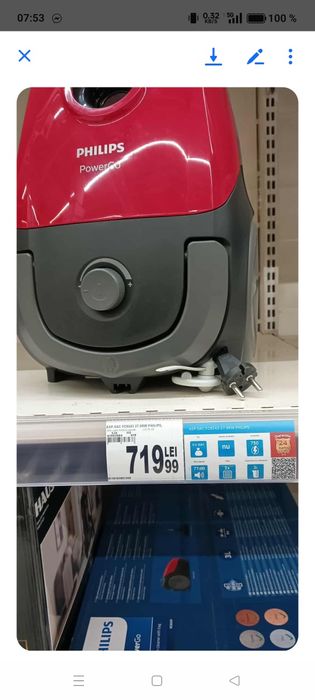 Vând aspirator Philips power go