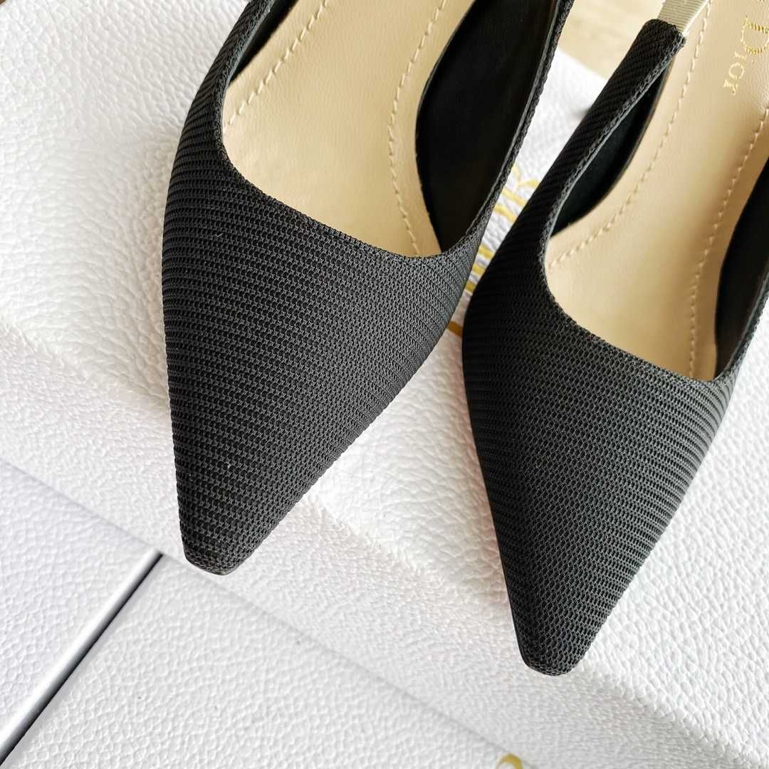 Sandale Christian Dior J'Adior, negru, toc 9.5cm, pantofi Premium