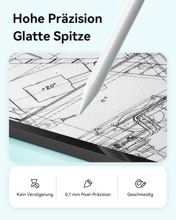 Metapen Air8 iPad Pen pentru Apple iPad 2018-2025, baterie 20 ore