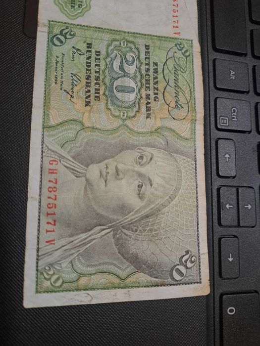 Bancnota 20 marci 1980