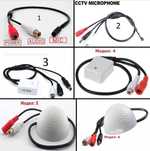 CCTV Микрофон за Видеонаблюдение Система Аудио Мониторинг DVR XVR NVR