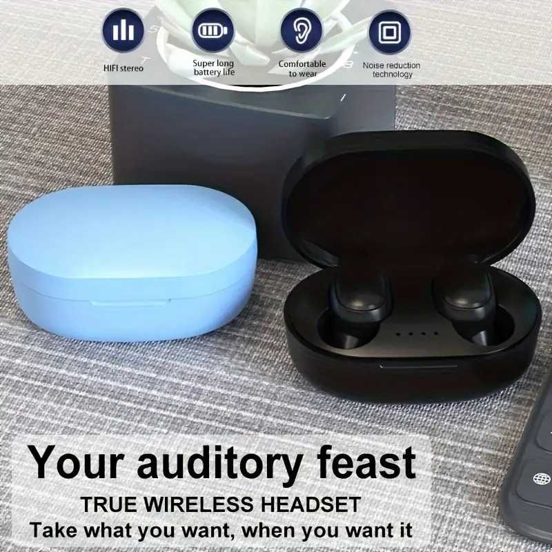 Безжични Bluetooth слушалки с кутия за зареждане LED дисплей