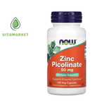 NOW Foods, Zinc, пиколинат цинка, 50 мг, 120  капсул