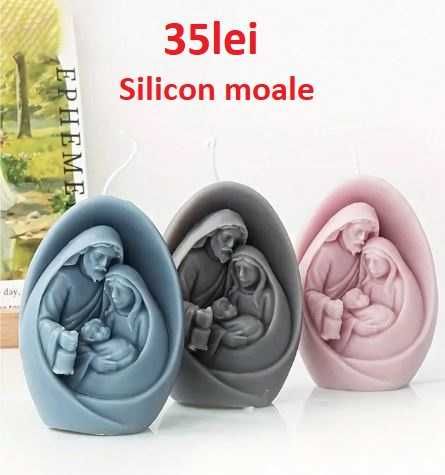 Matrite din Silicon pentru Craciun part 4– lumanari, sapun, ipsos