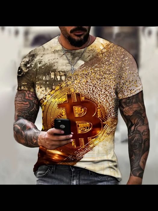 Тениска блуза крипто биткойн bitcoin btc