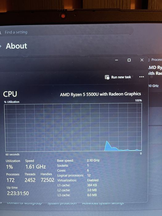Laptop Lenovo IdeaPad 3 - Ryzen 5,8GB RAM, SSD 512GB, Radeon Graphics