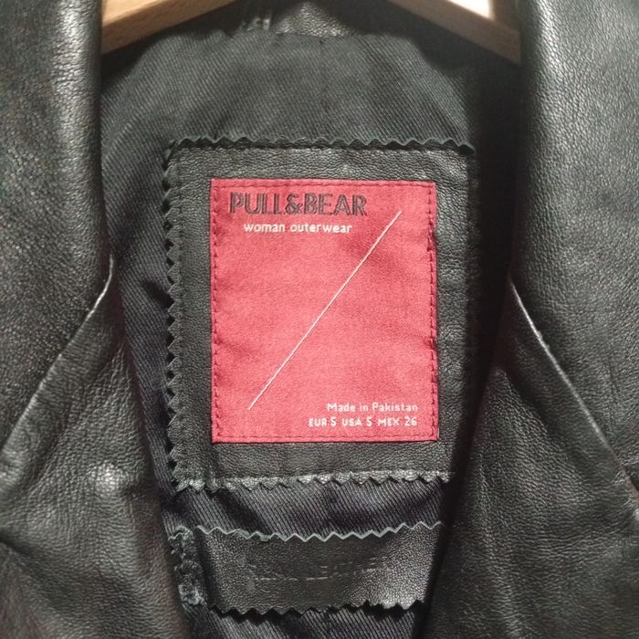 Кожено сако Pull & Bear