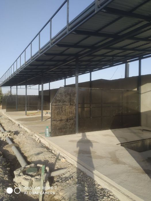 Навес ; перила ; сам мойка