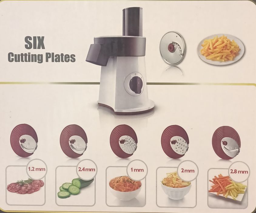 (Sf-28) Многофункциональная электрическая овощерезка DUVEL DL-219