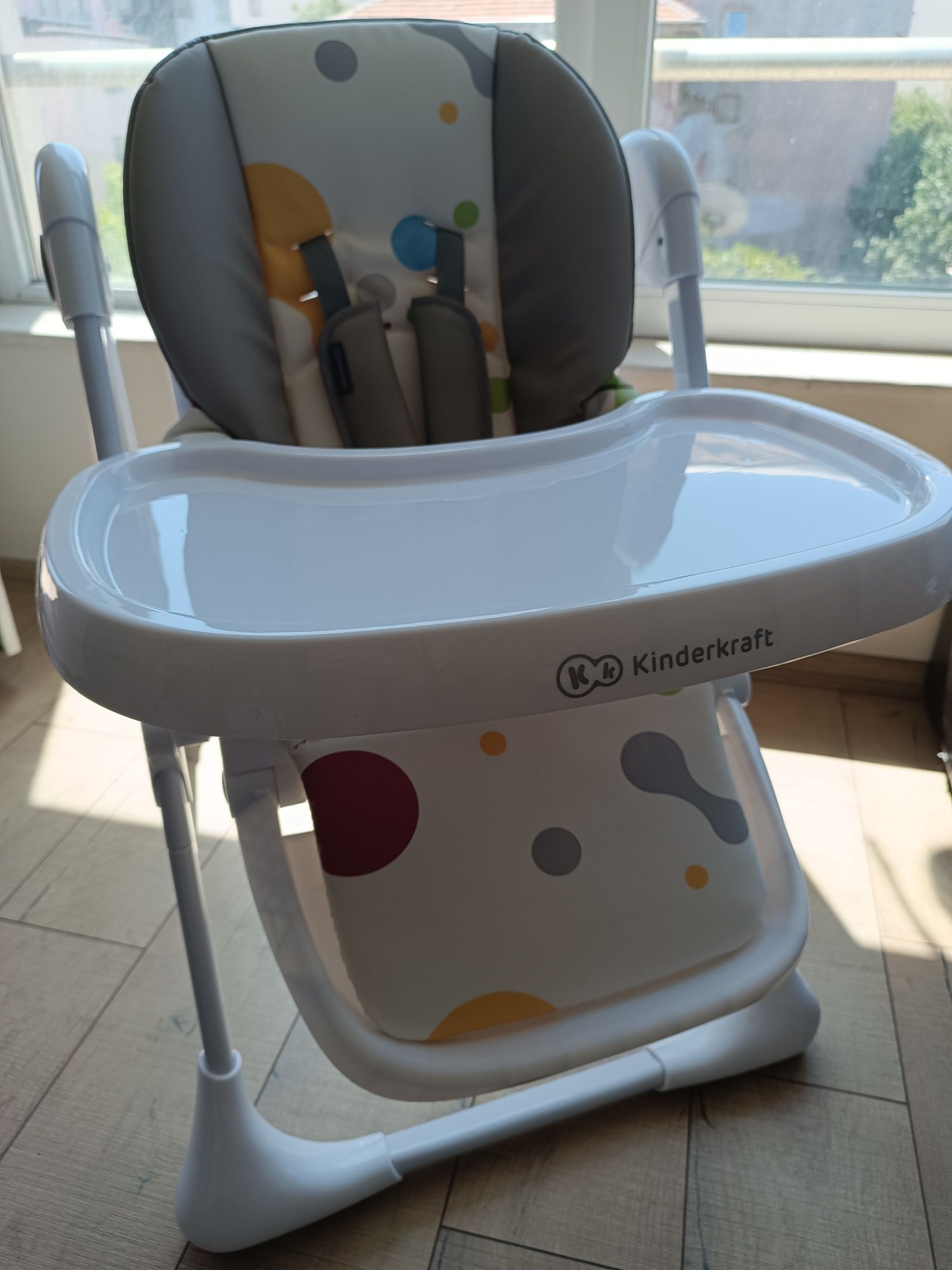 Столче за хранене KinderKraft - Yummy, шарено