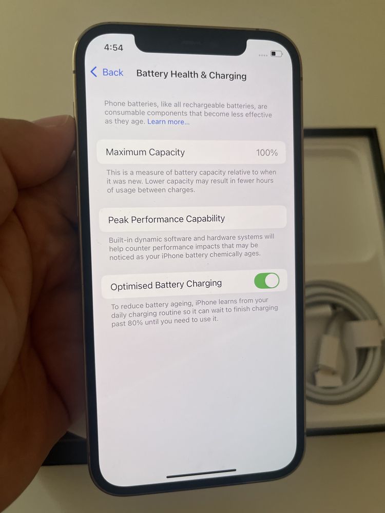 Iphone 12pro 256GB 100% bat