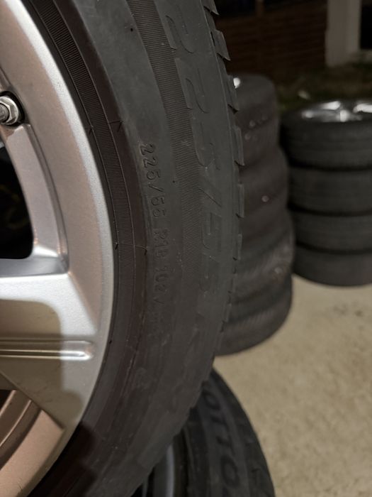 Jante Audi VW Skoda 5x112 cu cauciucuri iarnă 225/55 R18