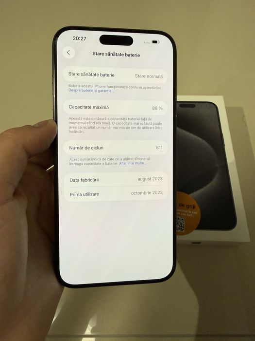 Iphone 15 pro max de 256 gb